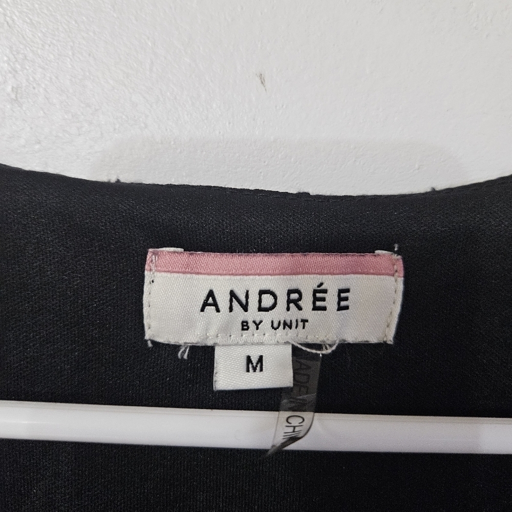 Andree V Neck Black Eyelet Dress! - Picture 2 of 5
